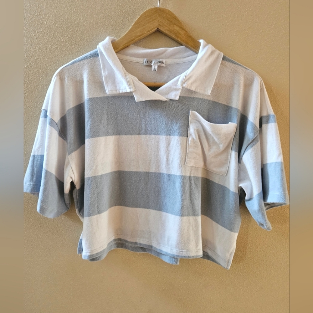 Fitz & Eddi Striped Rugby Polo